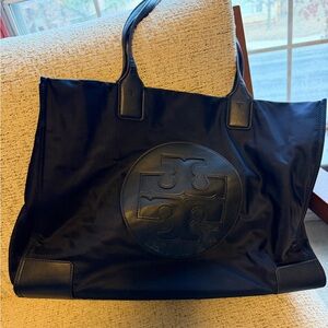 Tory Burch NAVY BLUE Nylon Tote